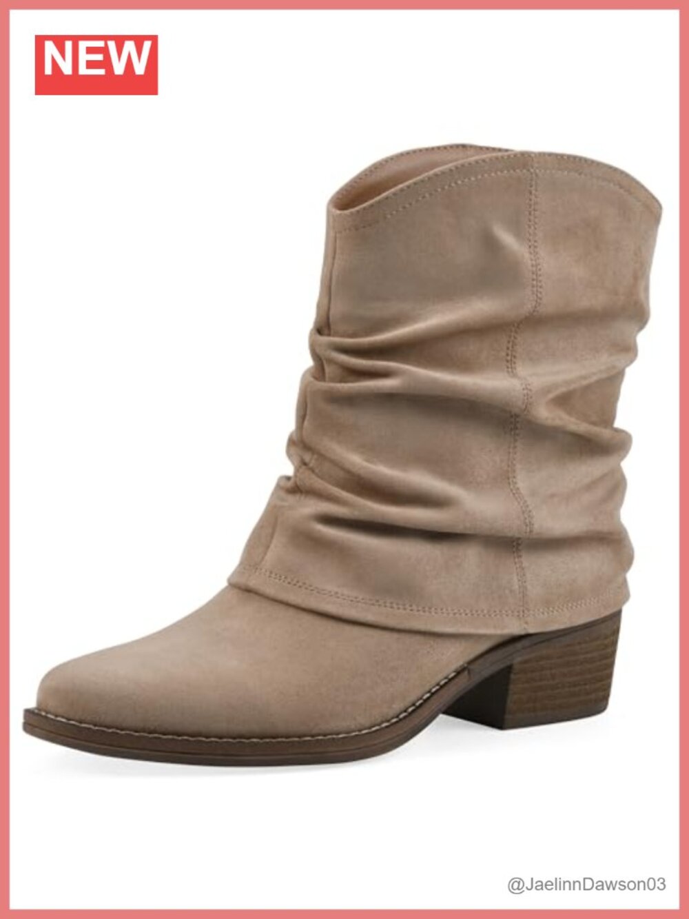 White Mountain Women's Alden Western Mid Shaft Bootie